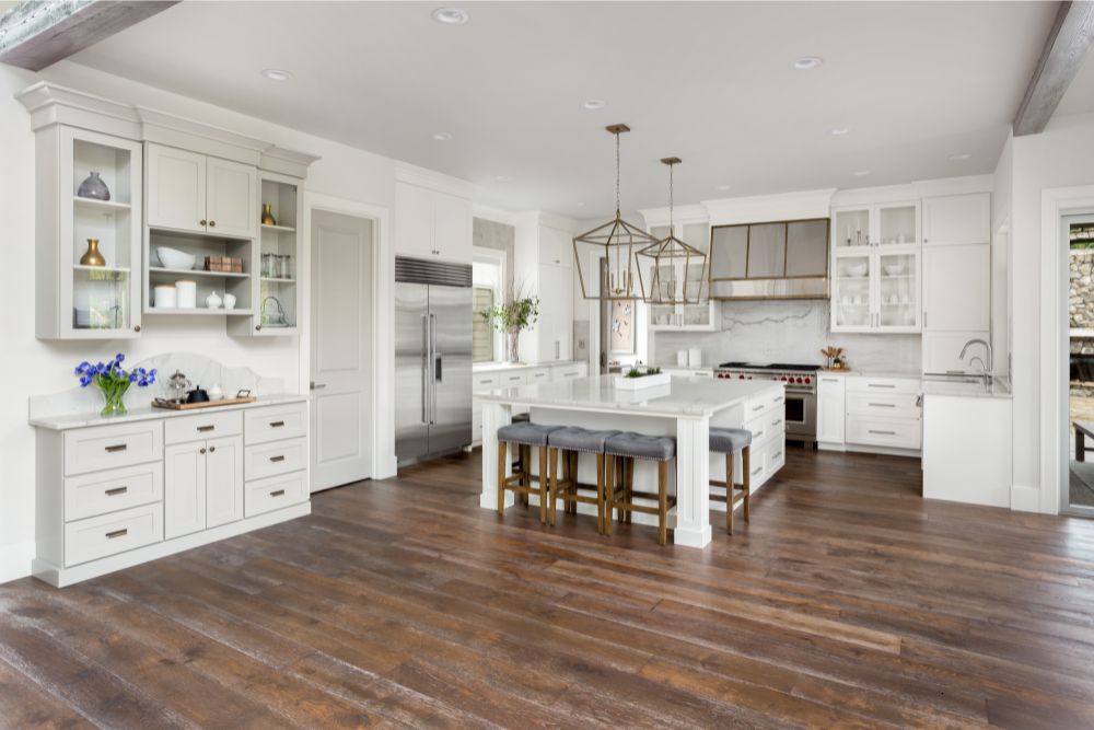 Lavish white interior | Dalton Wholesale Floors